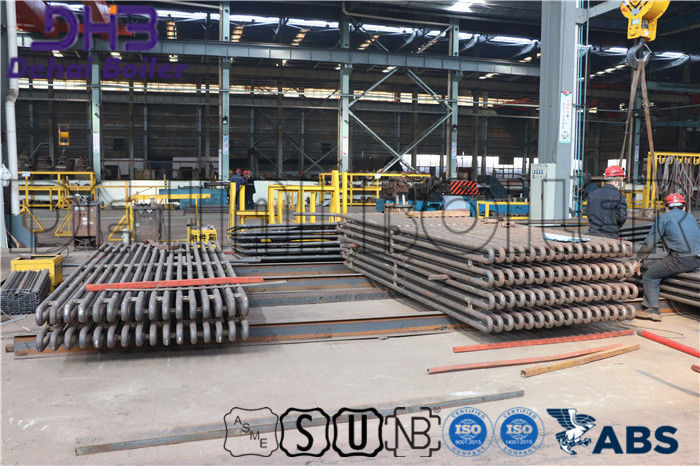 H Fin Tubes Economiser Coil Parts SA213T22 Alloy Steel Multi Loop Elements