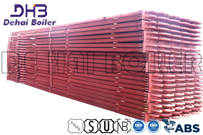 Square H Rectangular Fin Tube Boiler Spare Parts For Biomass Boiler / Industrial Boiler